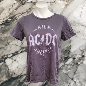ACDC Medium Black Graphic Short Sleeve Shirt
